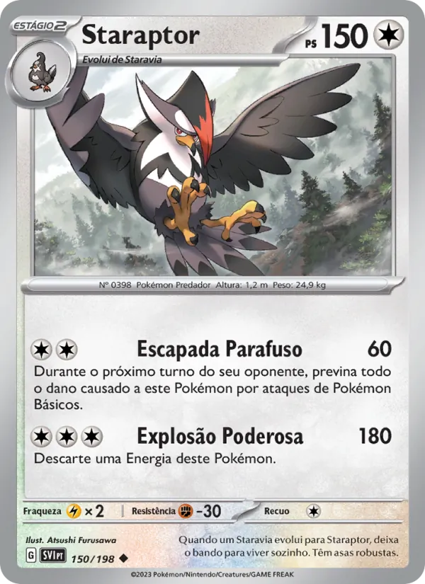 Staraptor – Escarlate e Violeta 150