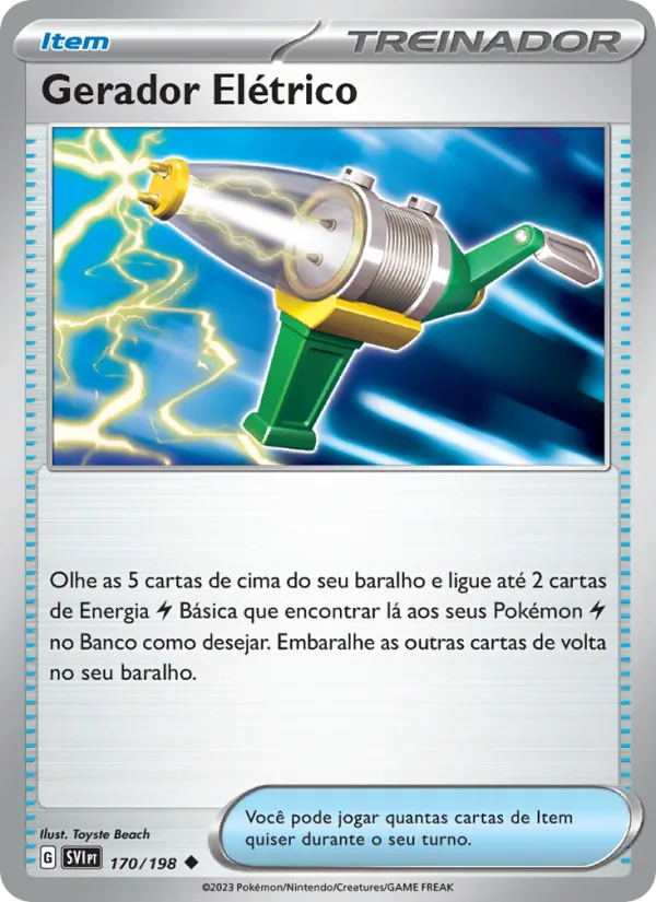 Gerador Elétrico – Escarlate e Violeta 170