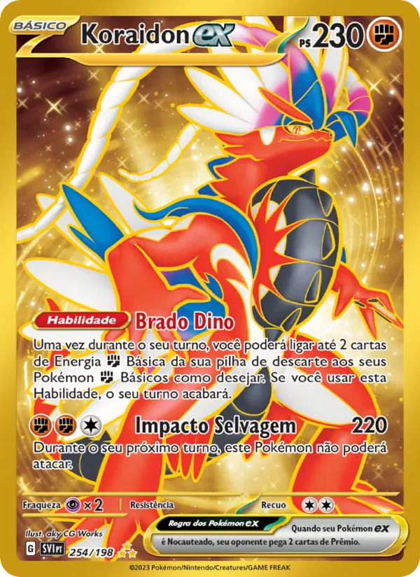 Koraidon ex – Escarlate e Violeta 254