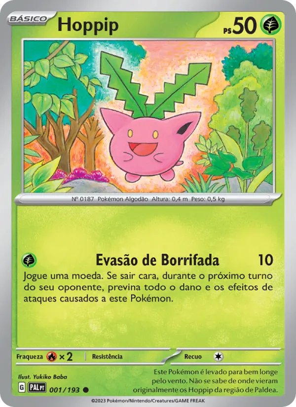 Hoppip – Evoluções em Paldea 1