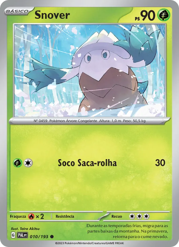 Snover – Evoluções em Paldea 10