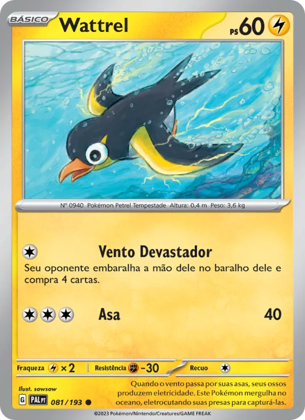 Wattrel – Evoluções em Paldea 81