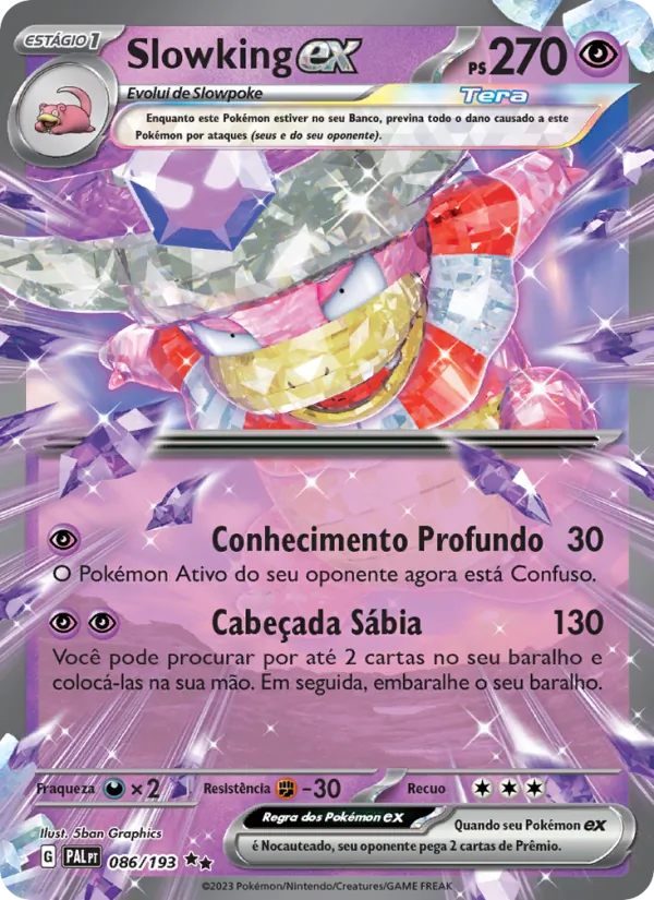 Slowking ex – Evoluções em Paldea 86