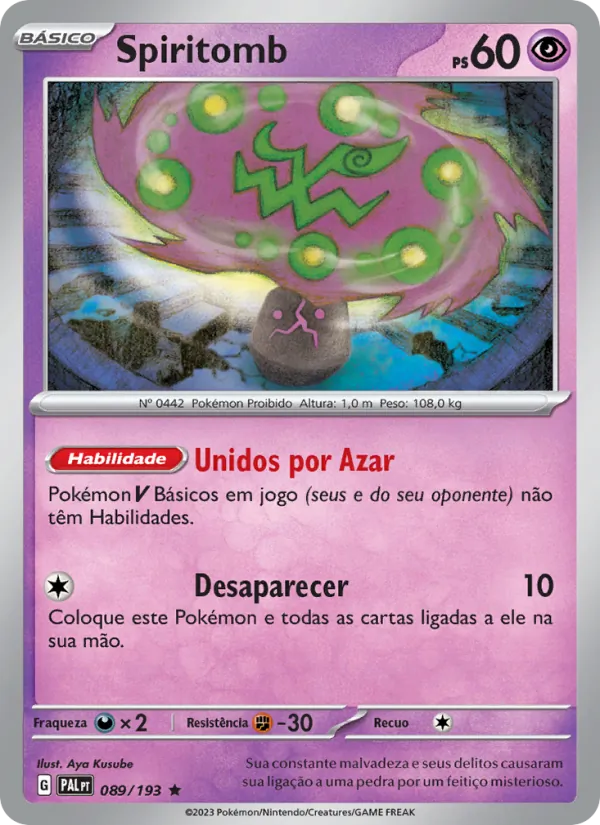 Spiritomb – Evoluções em Paldea 89