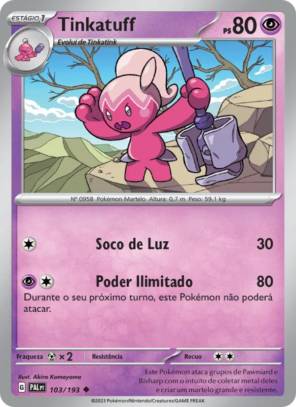 Tinkatuff – Evoluções em Paldea 103