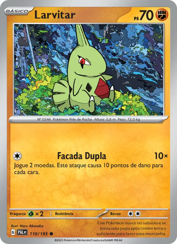 Larvitar – Evoluções em Paldea 110
