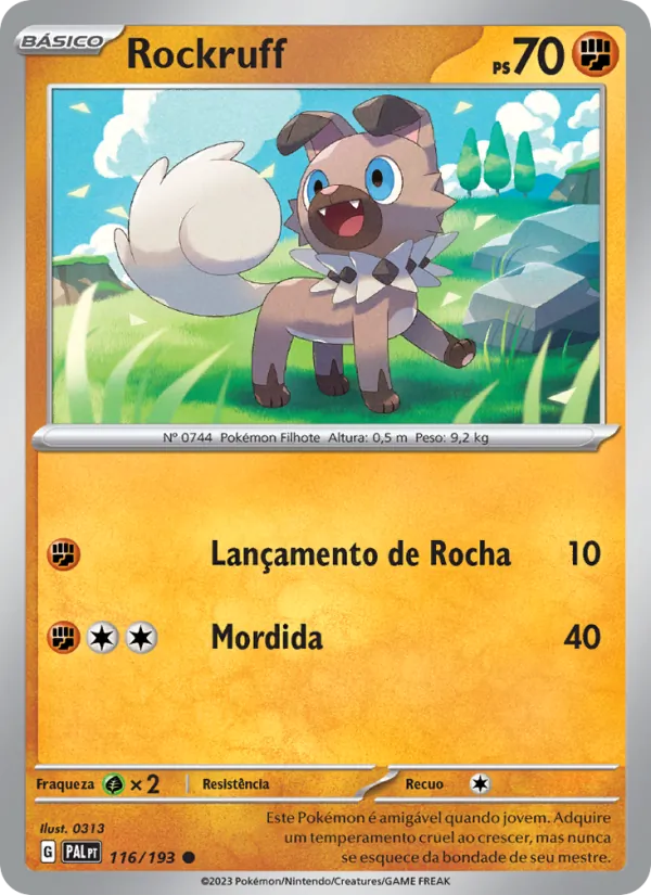 Rockruff – Evoluções em Paldea 116