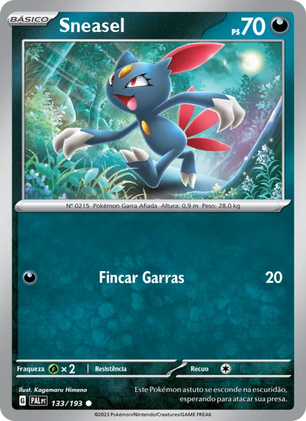 Sneasel – Evoluções em Paldea 133