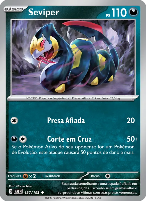 Seviper – Evoluções em Paldea 137