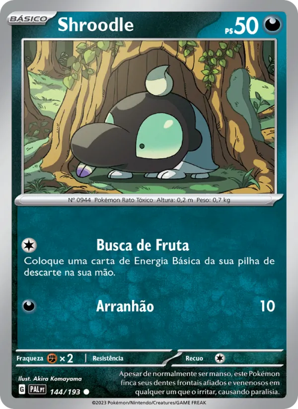 Shroodle – Evoluções em Paldea 144