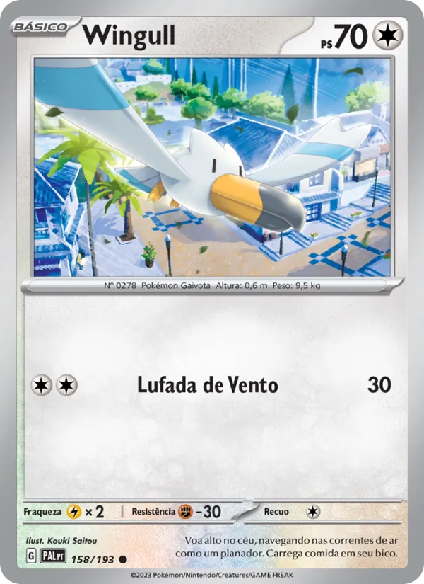 Wingull – Evoluções em Paldea 158