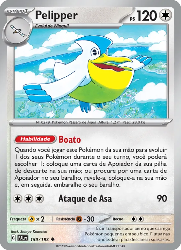 Pelipper – Evoluções em Paldea 159