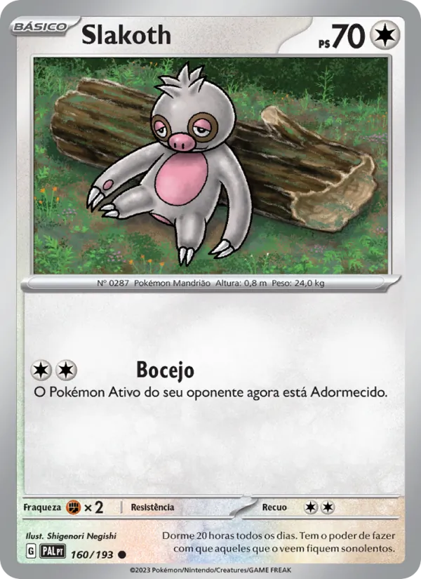 Slakoth – Evoluções em Paldea 160
