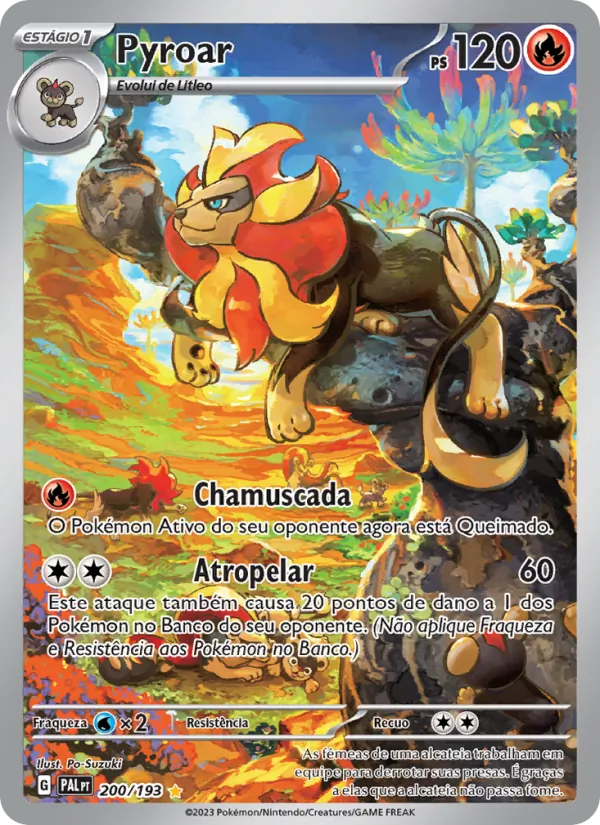 Pyroar – Evoluções em Paldea 200