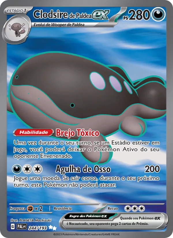 Clodsire de Paldea ex – Evoluções em Paldea 244