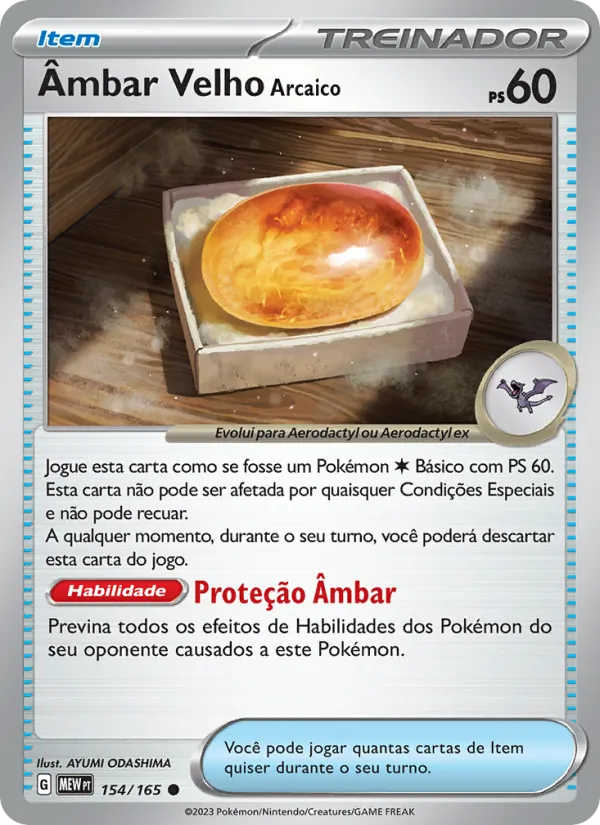 Âmbar Velho Arcaico – 151 154