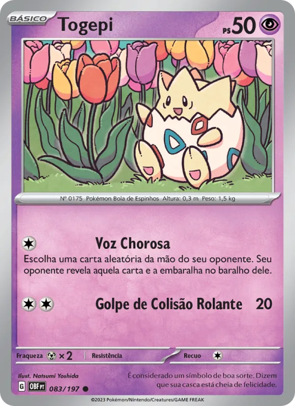 Togepi – Obsidiana em Chamas 83