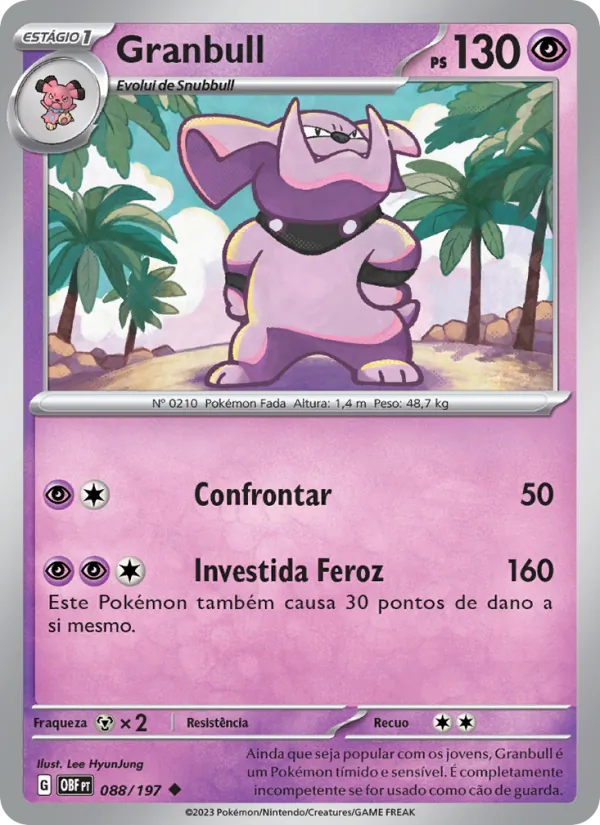 Granbull – Obsidiana em Chamas 88