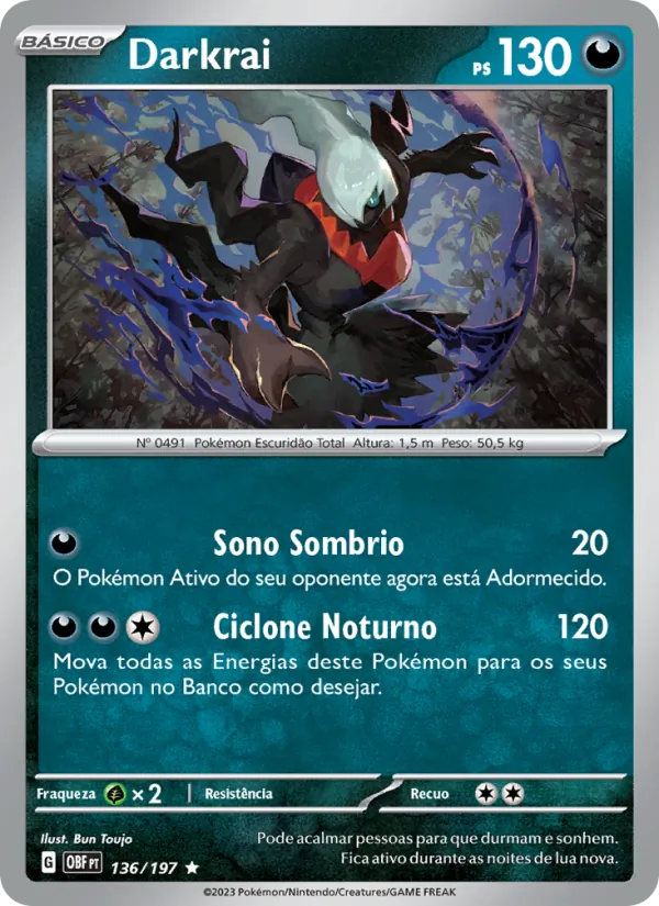 Darkrai – Obsidiana em Chamas 136