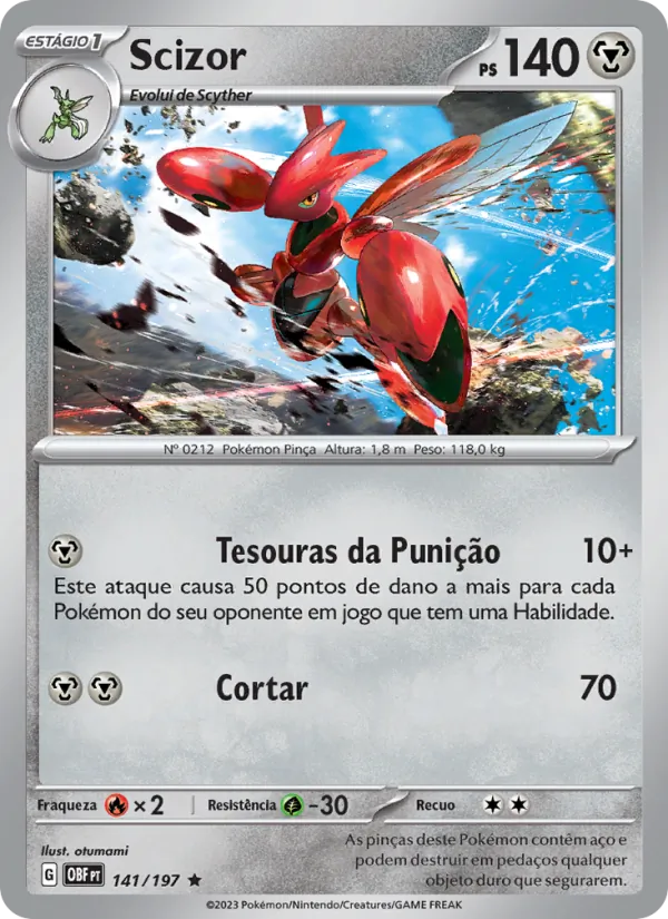 Scizor – Obsidiana em Chamas 141