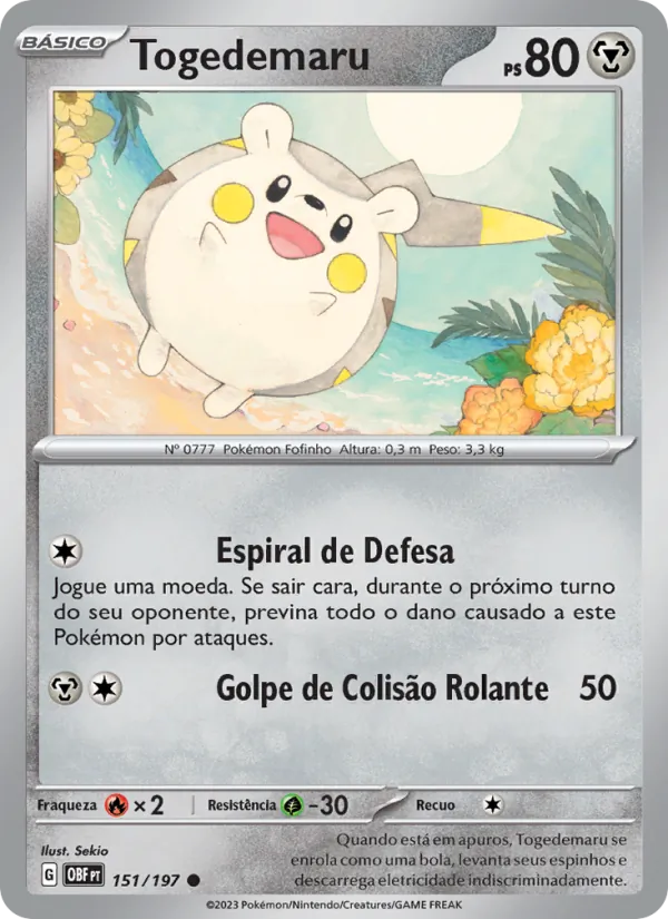 Togedemaru – Obsidiana em Chamas 151
