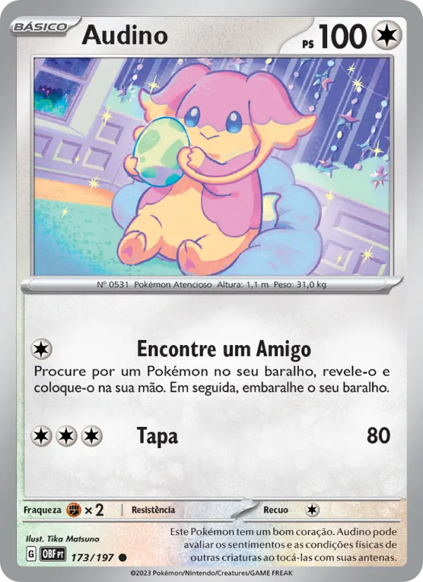 Audino – Obsidiana em Chamas 173