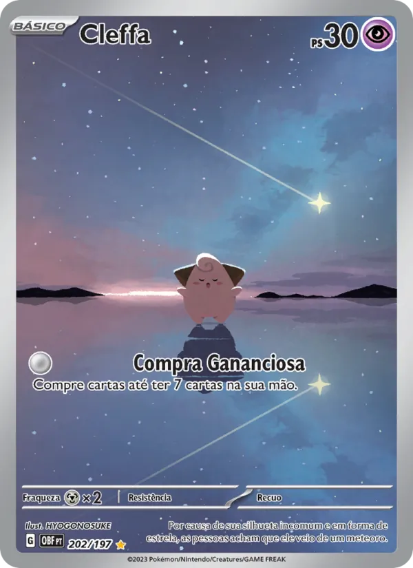 Cleffa – Obsidiana em Chamas 202