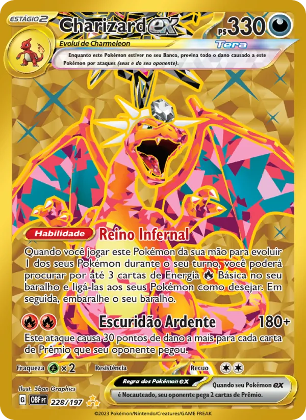 Charizard ex – Obsidiana em Chamas 228