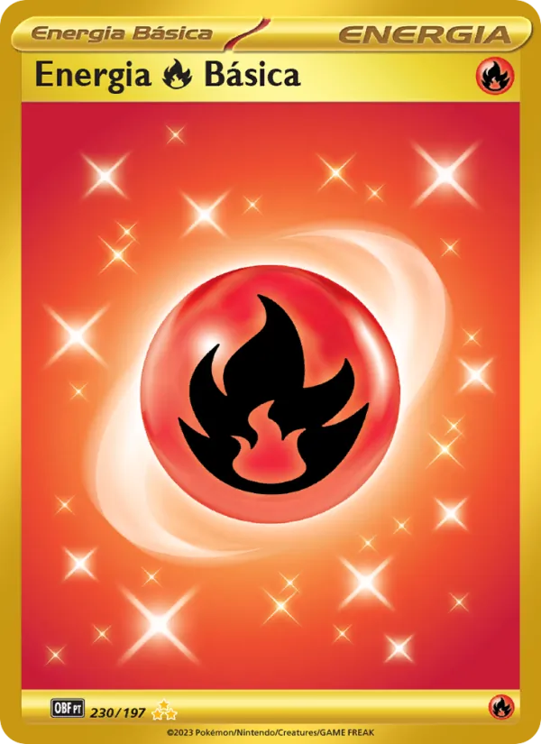 Energia Fire Básica – Obsidiana em Chamas 230