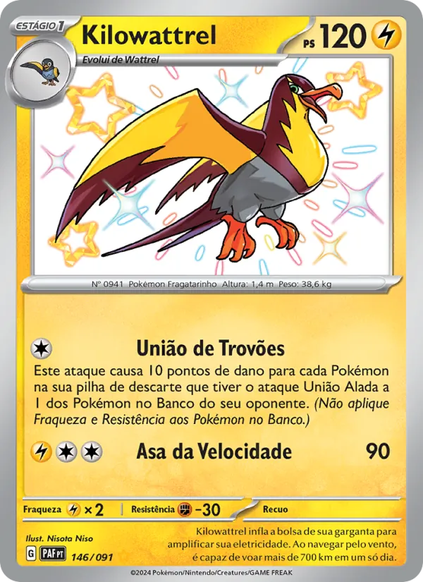Kilowattrel – Destinos de Paldea 146