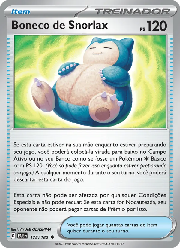 Boneco de Snorlax – Fenda Paradoxal 175