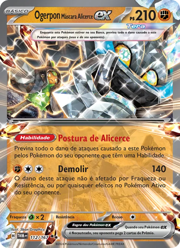 Ogerpon Máscara Alicerce ex – Máscaras do Crepúsculo 112