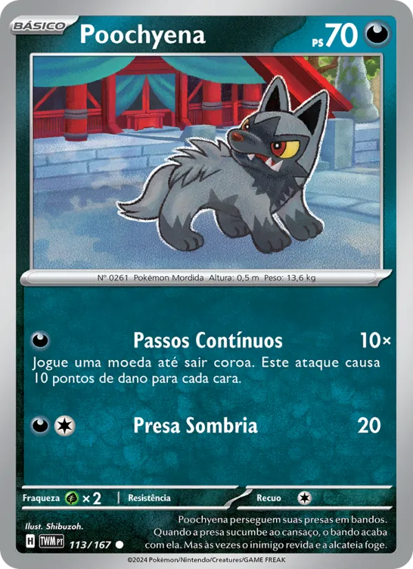Poochyena – Máscaras do Crepúsculo 113