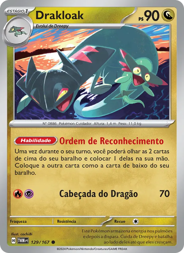 Drakloak – Máscaras do Crepúsculo 129