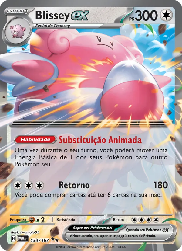 Blissey ex – Máscaras do Crepúsculo 134