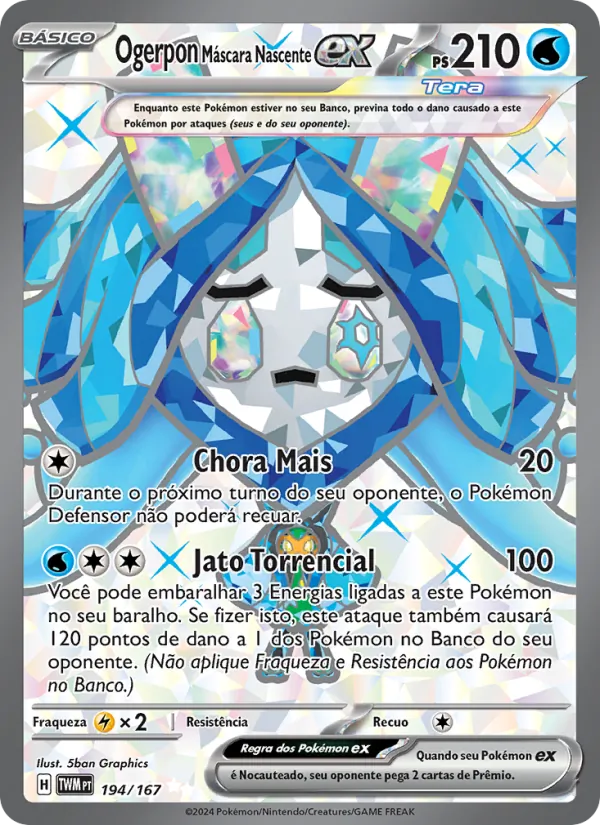 Ogerpon Máscara Nascente ex – Máscaras do Crepúsculo 194