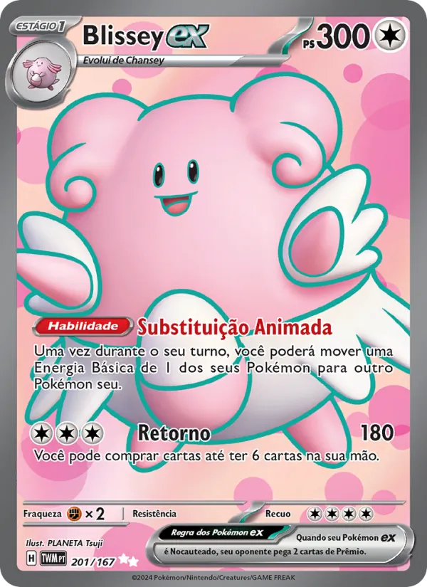 Blissey ex – Máscaras do Crepúsculo 201