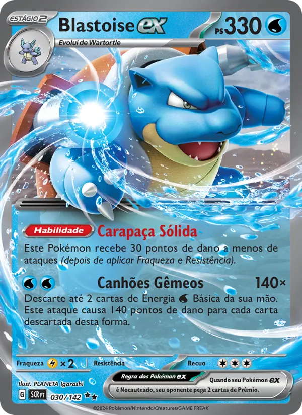 Blastoise ex – Coroa Estelar 30