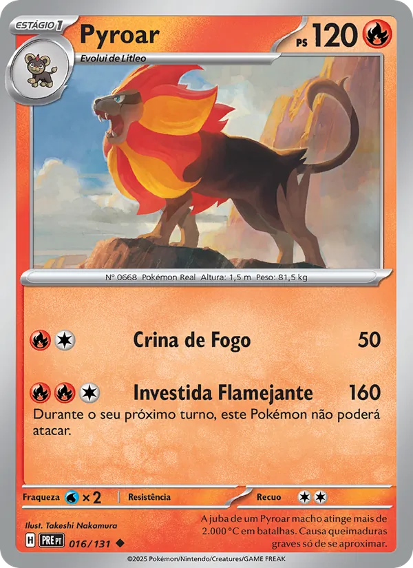 Pyroar – Evoluções Prismáticas 16