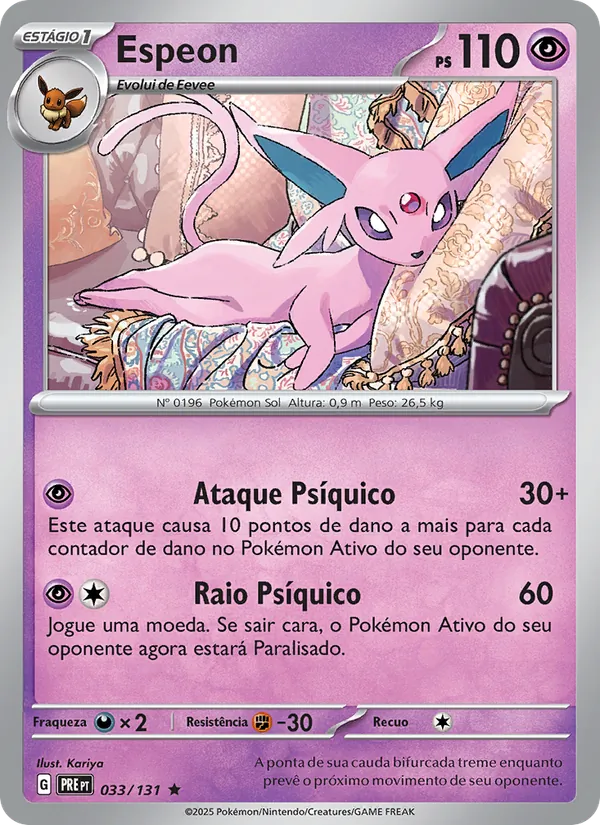 Espeon – Evoluções Prismáticas 33