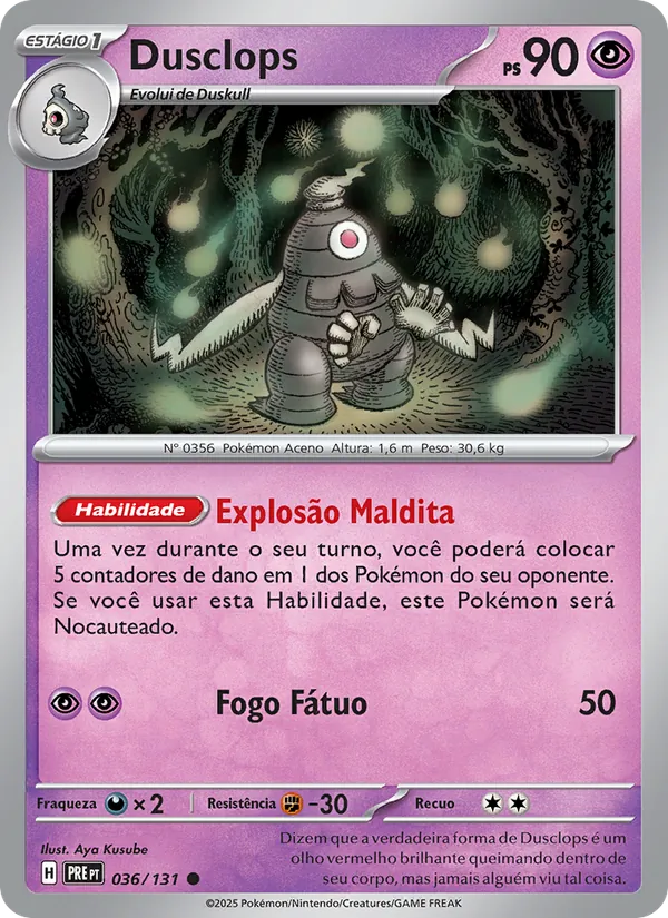 Dusclops – Evoluções Prismáticas 36