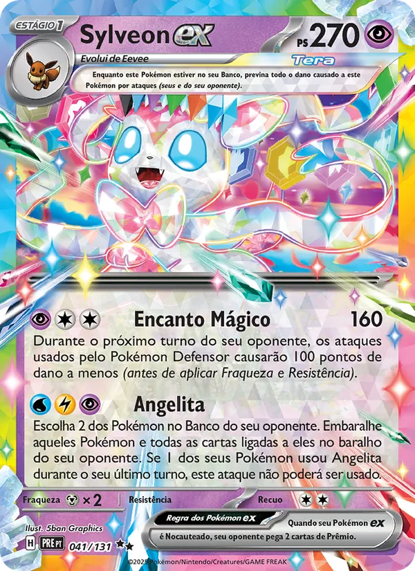 Sylveon ex – Evoluções Prismáticas 41