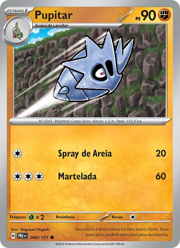 Pupitar – Evoluções Prismáticas 48