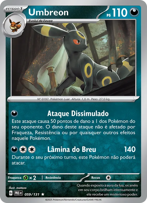 Umbreon – Evoluções Prismáticas 59