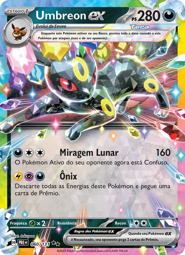 Umbreon ex – Evoluções Prismáticas 60
