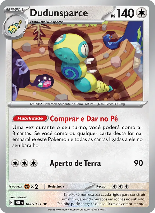 Dudunsparce – Evoluções Prismáticas 80