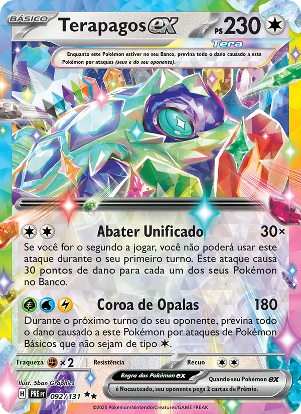 Terapagos ex – Evoluções Prismáticas 92