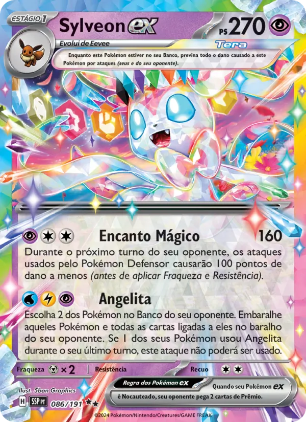 Sylveon ex – Fagulhas Impetuosas 86