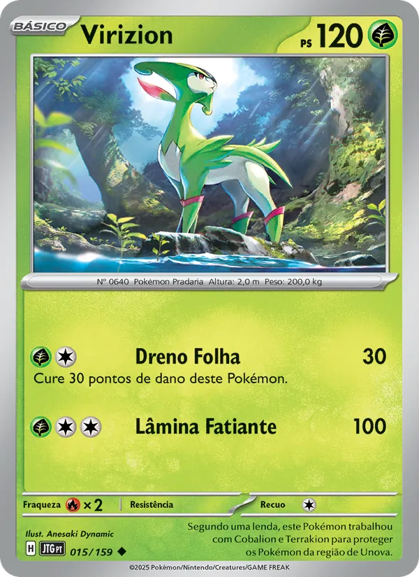 Virizion – Amigos de Jornada 15