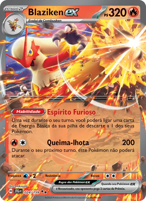 Blaziken ex – Amigos de Jornada 24
